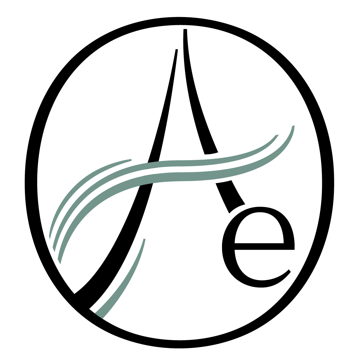 Anodyne Endodontics logo featuring a stylized design representing pain relief and tranquility, aligned with the practice's mission of compassionate endodontic care.