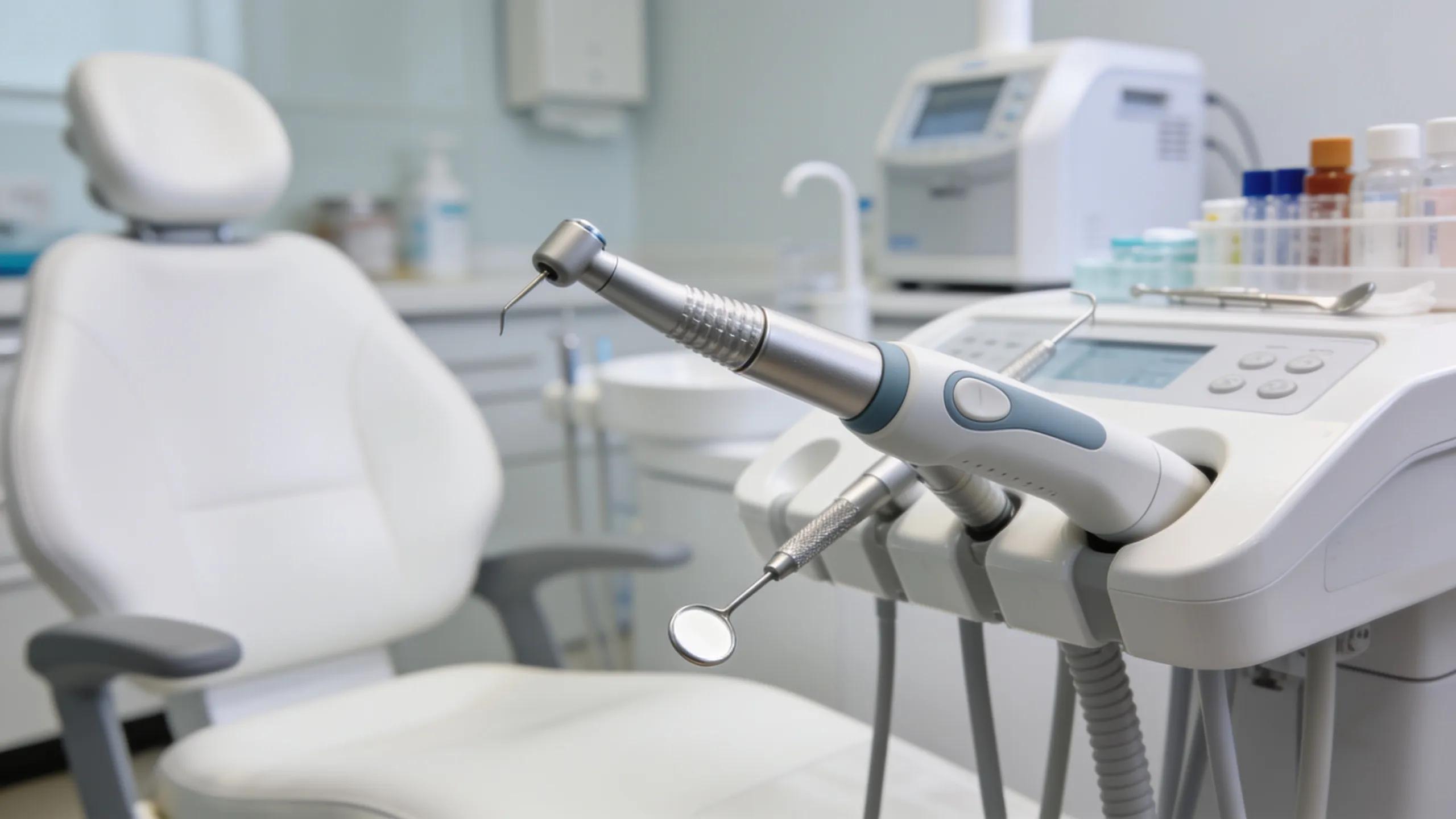 Adaptive dental equipment designed to enhance comfort for patients with sensitive needs