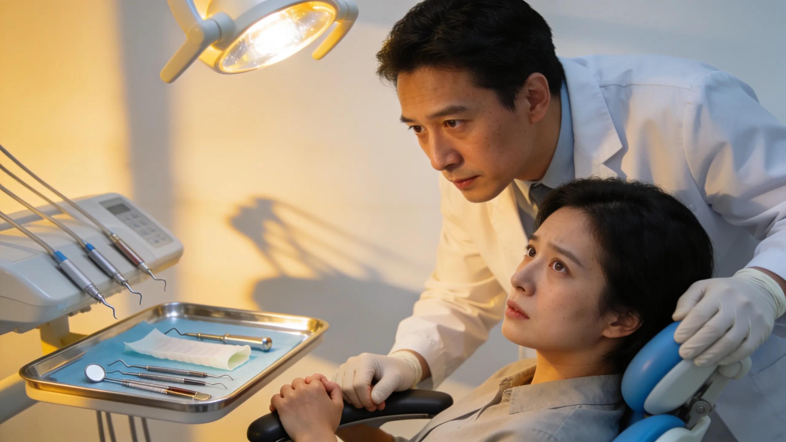Dental clinic preparation for root canal treatment, highlighting professionalism and care