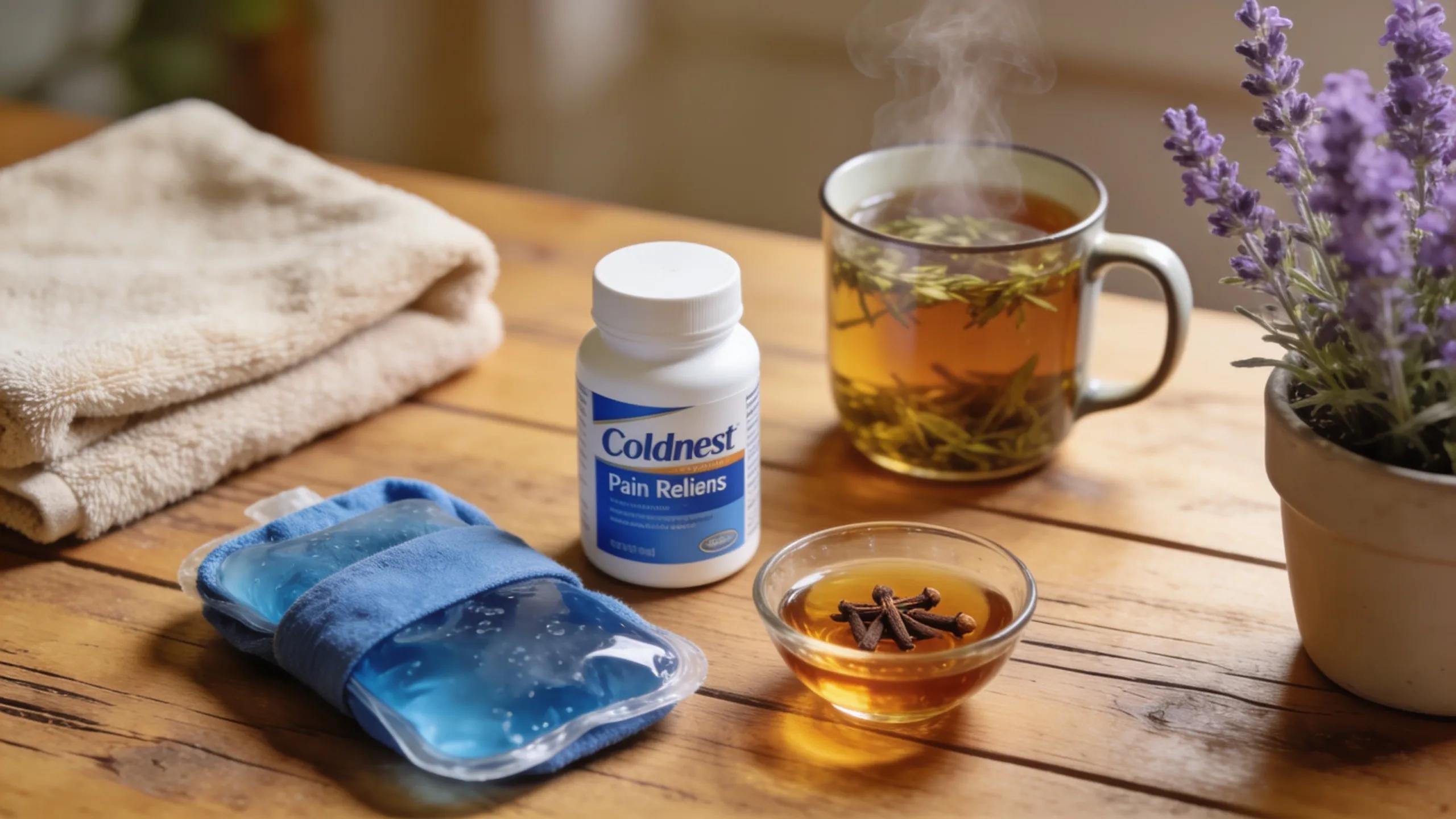 Home remedies for dental pain management including medications and natural solutions
