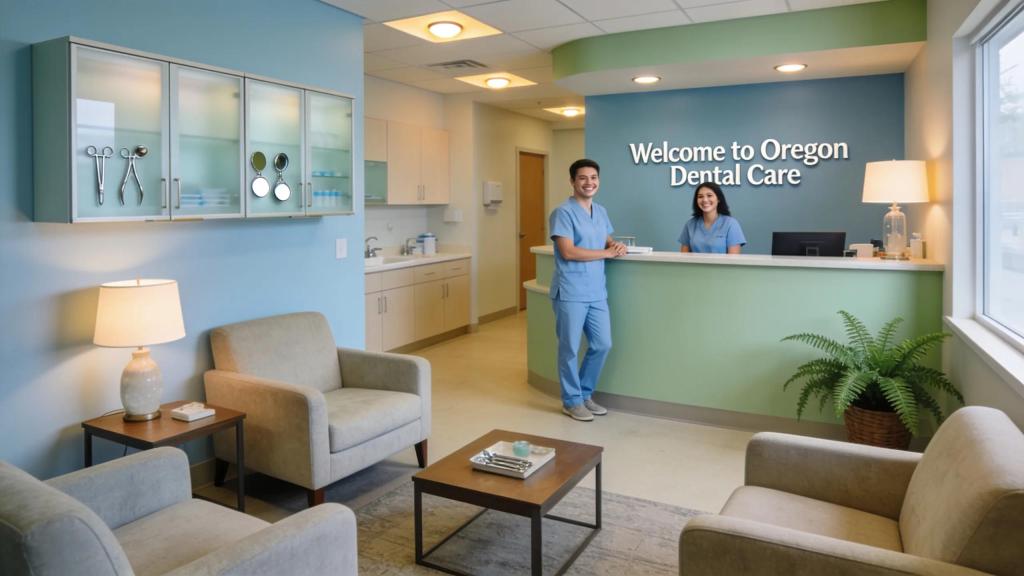 Modern dental clinic in Oregon showcasing patient-friendly environment and professional care