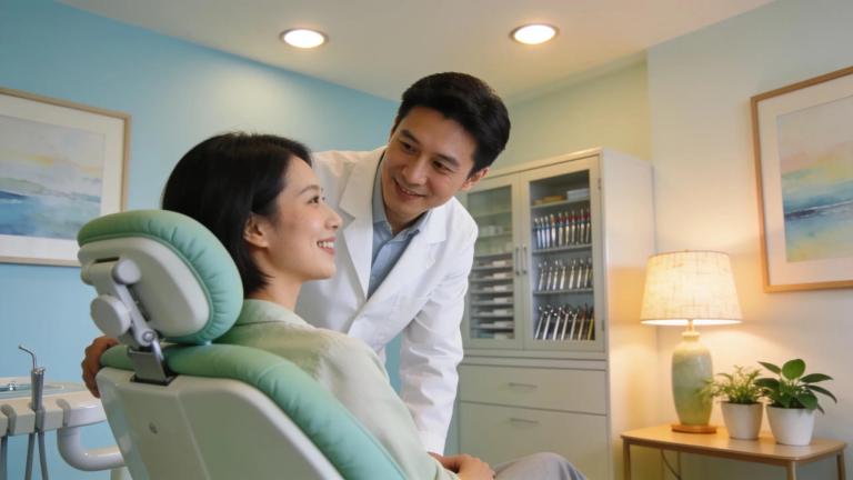 Welcoming dental office setting for root canal retreatment, ensuring a calm patient experience