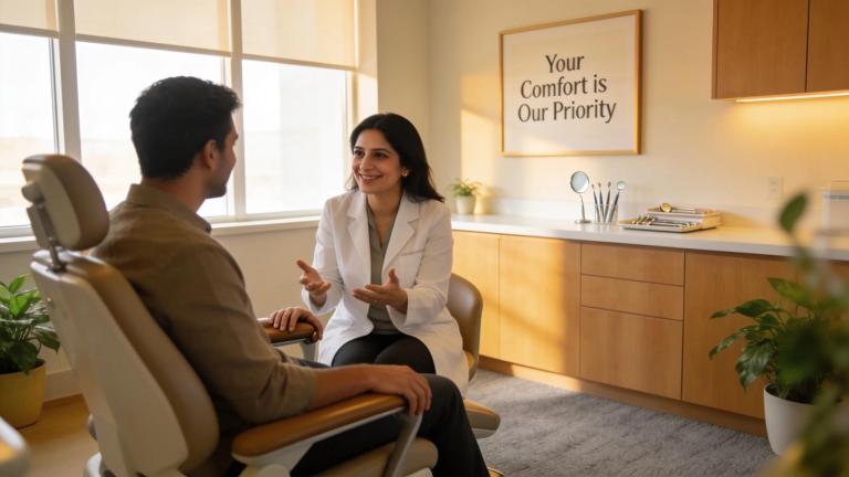 Endodontist Dr. Zainab Aziz providing expert care in a welcoming dental environment
