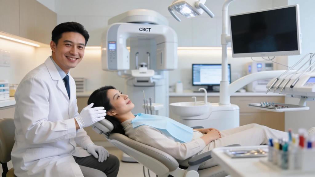 Gentle endodontic care in a modern dental clinic with advanced equipment and a reassuring atmosphere