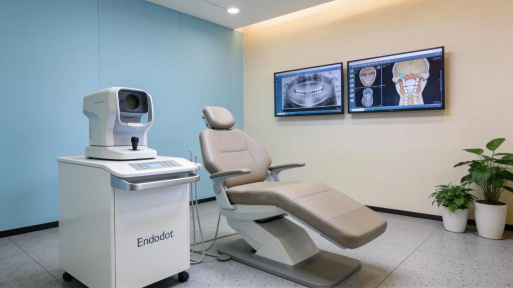 Comfortable dental clinic showcasing advanced technology for root canal therapy