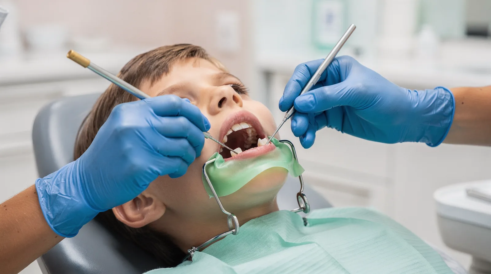 A pulpectomy clears pulp tissue from every part of a tooth, not just the crown