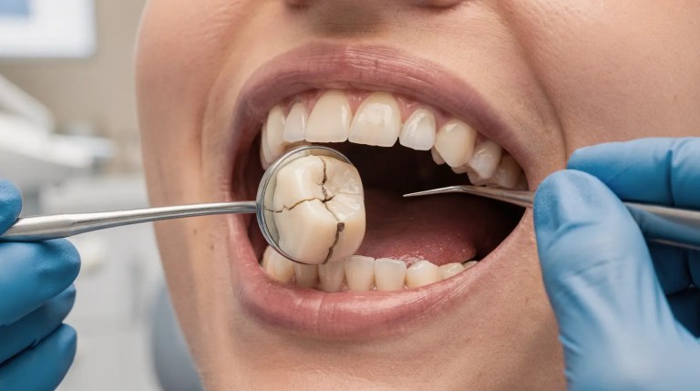 What is a cracked tooth