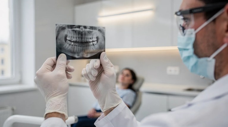What are endodontic radiographic red flags